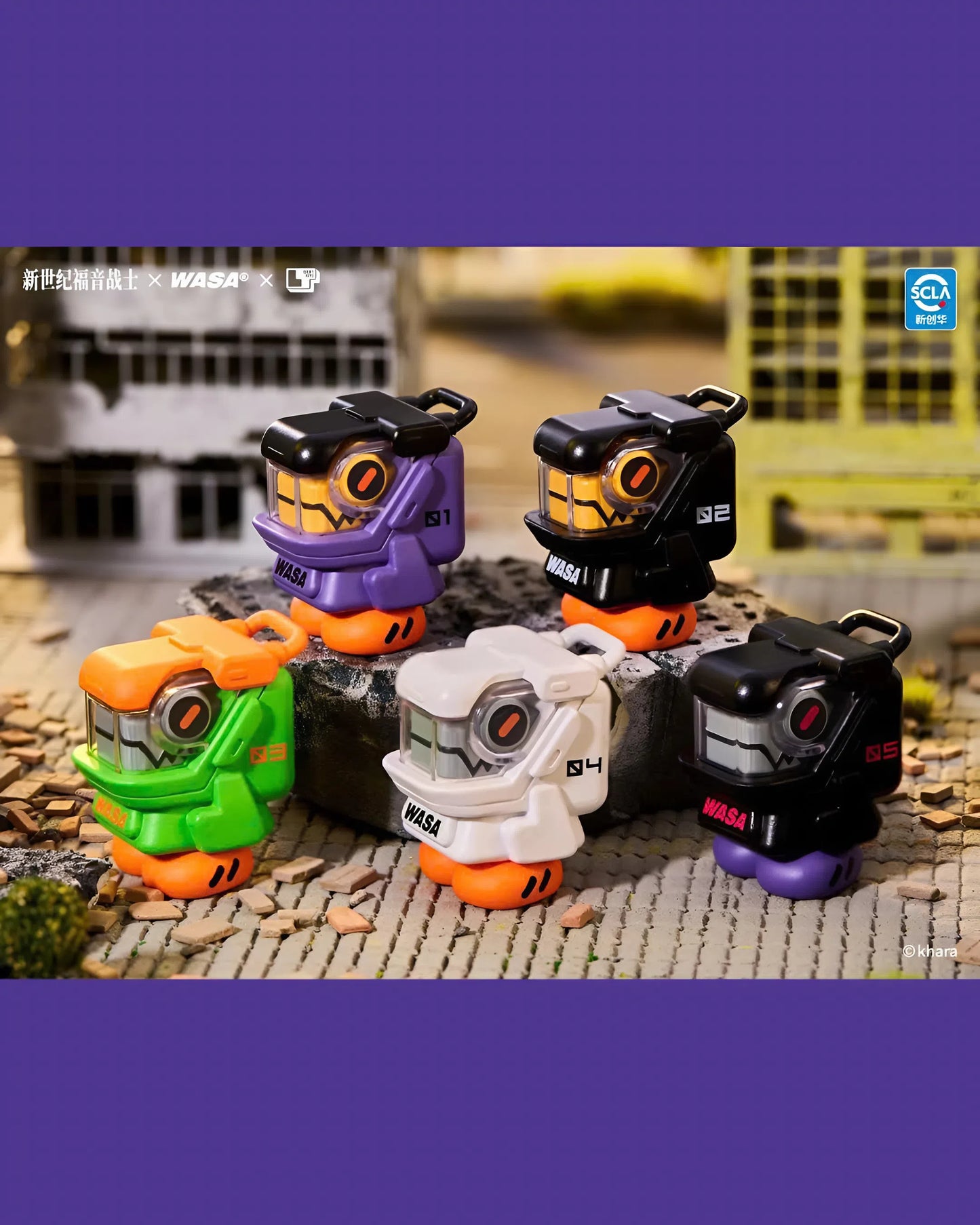 EVANGELION x WASA Super Train Combined Robot EVA206 Series - Mô Hình Robot Biến Hình - Wasa Toys Wasa Toys - ảnh 8 - Blindbox