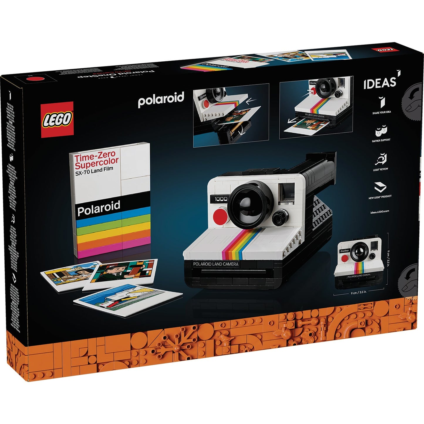 LEGO® Ideas Polaroid OneStep SX-70 Camera - Mô hình Máy ảnh Cổ điển - LEGO 21345