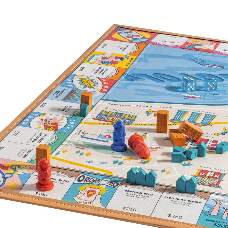 Cờ tỷ phú Singapore - Singanopoly Canvas