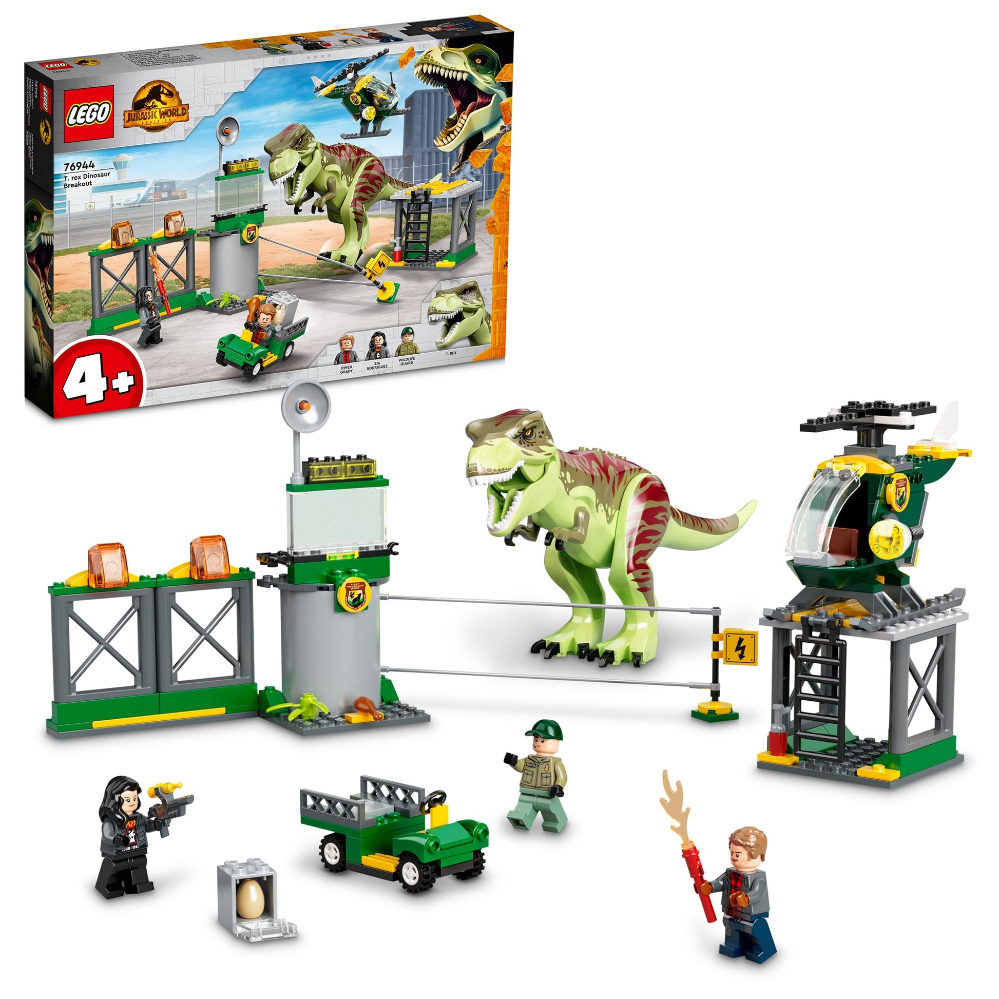 LEGO® Jurassic World T. rex Dinosaur Breakout - Đồ Chơi Lắp Ráp Khủng Long T-Rex LEGO 76944 LEGO - ảnh 8 - LEGO Jurassic Worl
