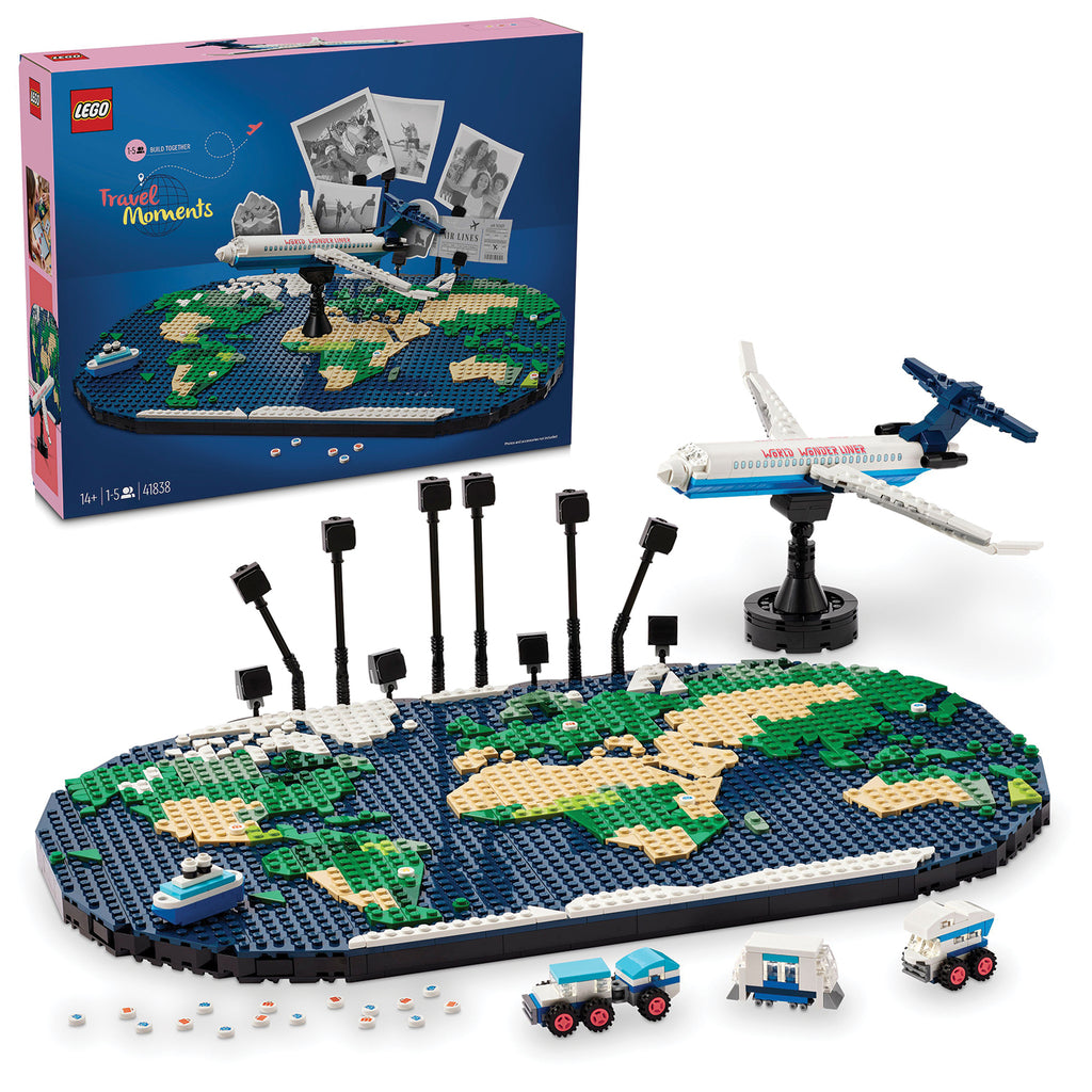LEGO® Travel Moments - Bộ Lắp Ráp Bản Đồ Thế Giới & Kỷ Niệm Du Lịch - LEGO 41838 - Hình ảnh bổ sung 14