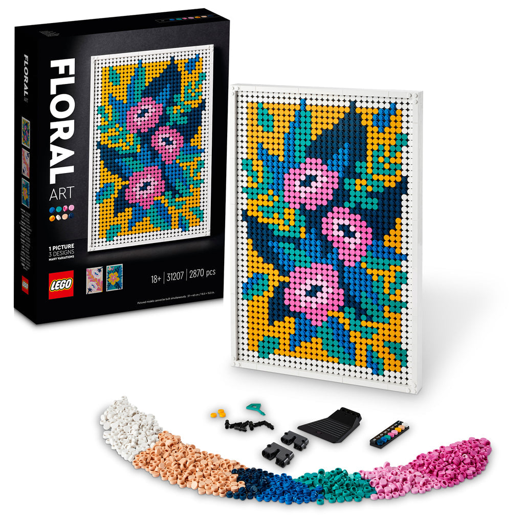 LEGO® Art Floral Art - Tranh Nghệ Thuật Hoa Cỏ - LEGO 31207