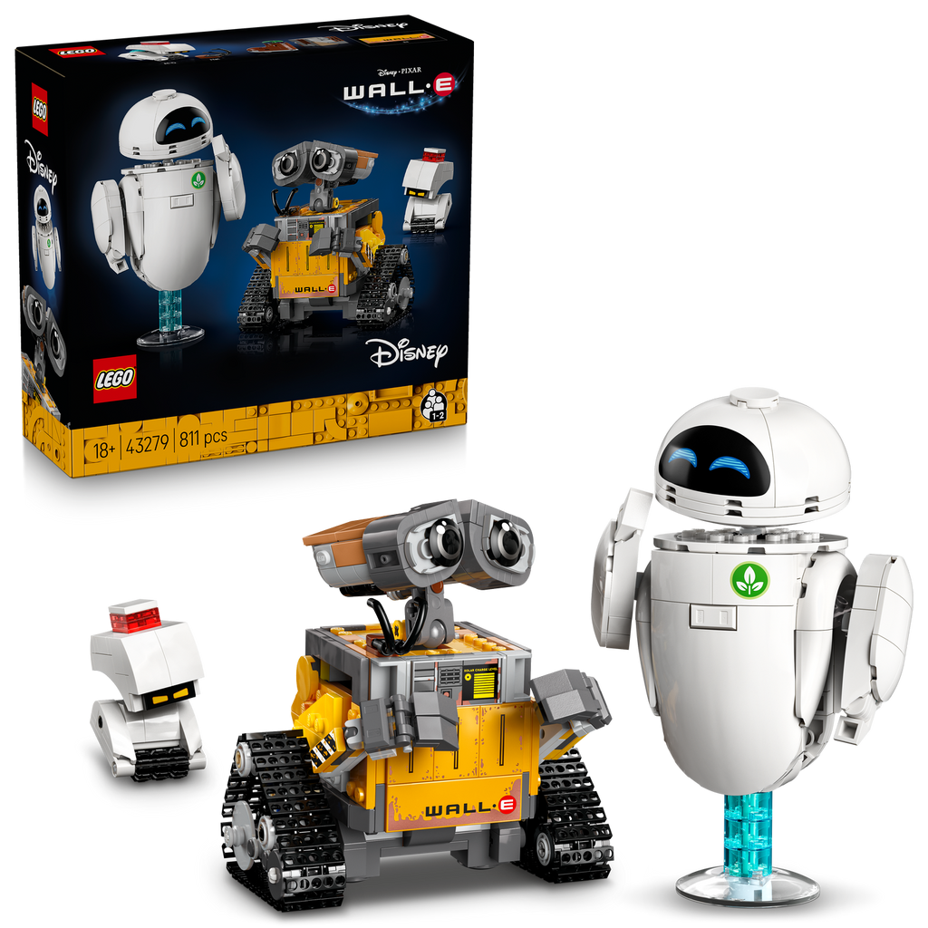 LEGO® Disney and Pixar WALL-E and EVE - Mô hình lắp ráp Robot Disney cao cấp - LEGO 43279