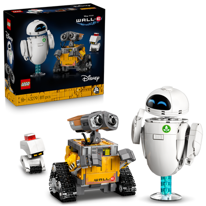 LEGO® Disney and Pixar WALL-E and EVE - Mô hình lắp ráp Robot Disney cao cấp - LEGO 43279