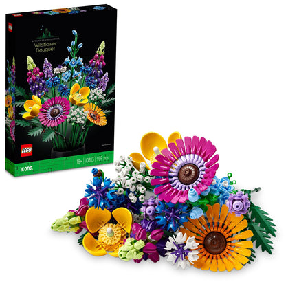 LEGO® ICONS™ Wildflower Bouquet - Bộ Lắp Ráp Hoa Dại Trang Trí - LEGO 10313