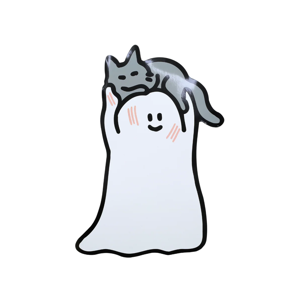 GHODY - MAGNETIC MESSAGE MAGNET - CAT ON HEAD