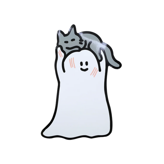 GHODY - MAGNETIC MESSAGE MAGNET - CAT ON HEAD