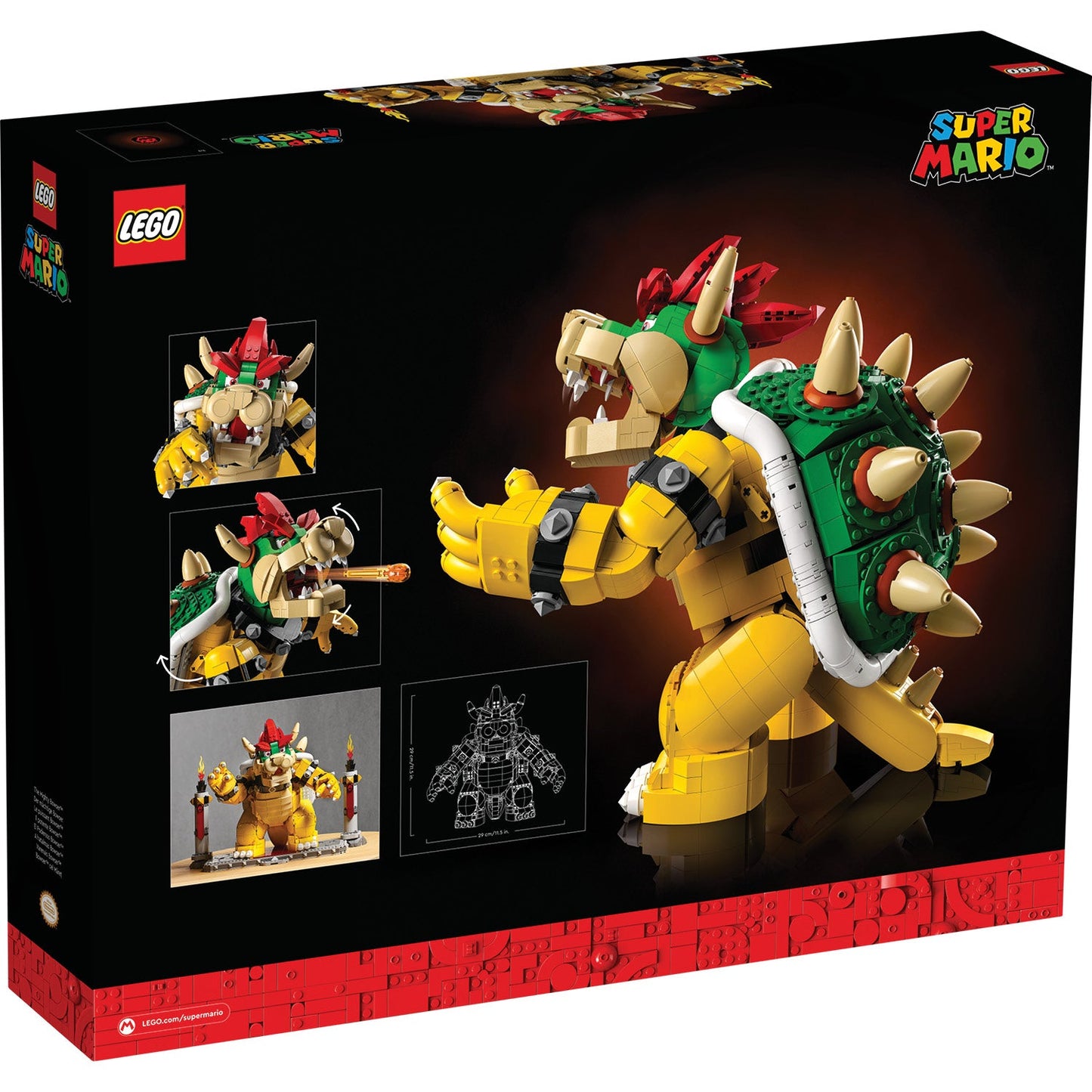 LEGO® Super Mario™ The Mighty Bowser™ - Mô hình lắp ráp Vua Koopa 71411 - LEGO