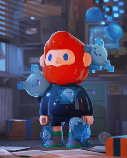 Farmer Bob - Next Generation Pixel Universe Blind Box Series | Mô Hình Art Toy Finding Unicorn Finding Unicorn - ảnh 3 - Blin