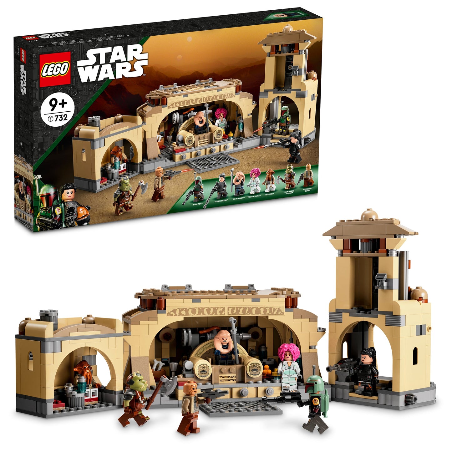 LEGO® Star Wars™ Boba Fetts Throne Room - Đồ Chơi Lắp Ráp Cung Điện Boba Fett - LEGO 75326