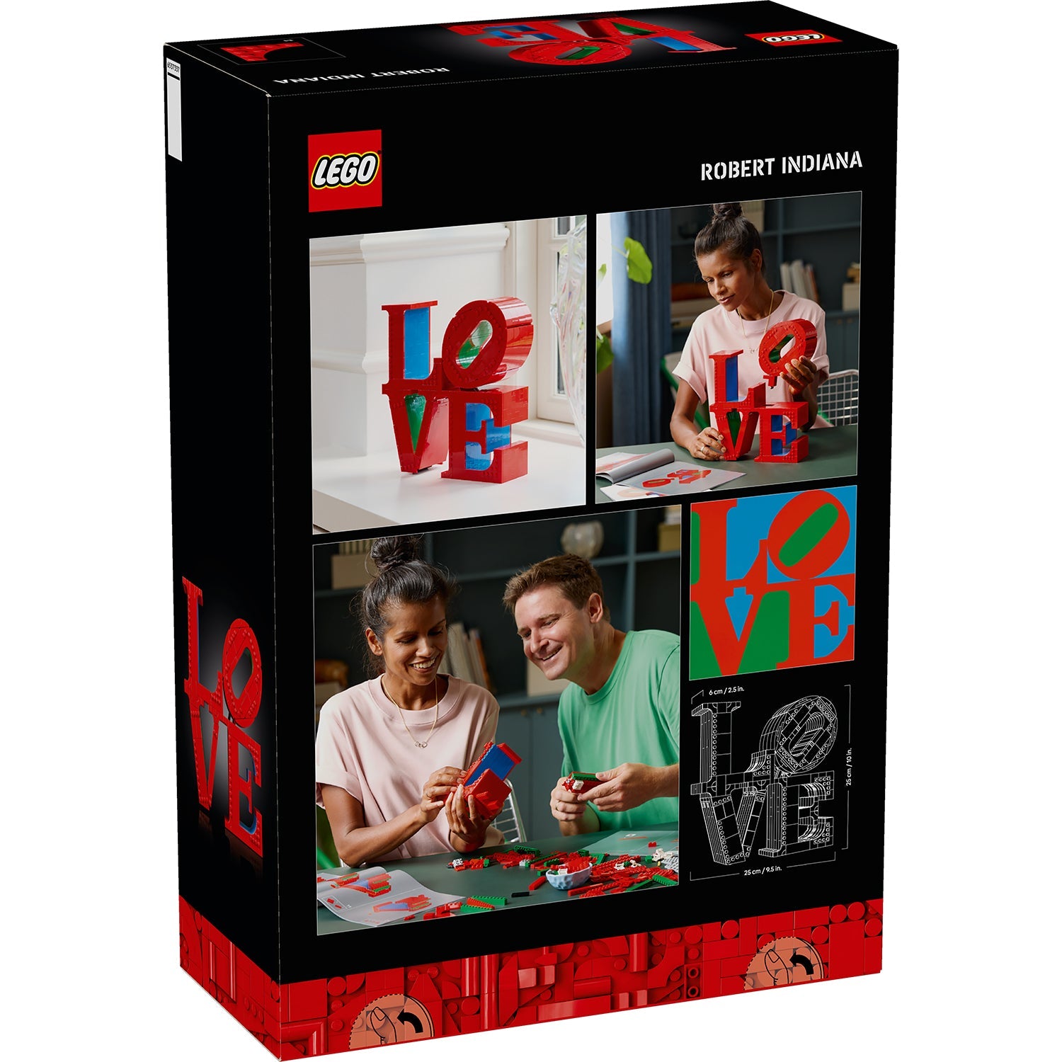 LEGO® Art LOVE - Mô hình lắp ráp nghệ thuật - LEGO 31214 LEGO - ảnh 3 - Lego Set