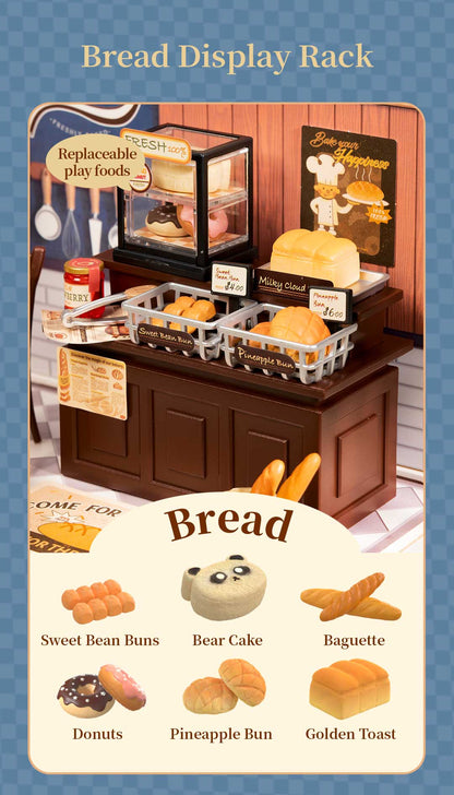 Rolife Mini Super Creator Shop Series - Bộ mô hình lắp ráp nhà búp bê tí hon DIY - Rolife