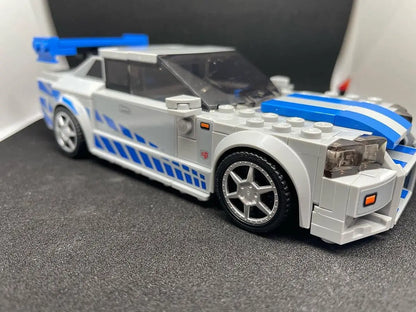 LEGO® Speed Champions Nissan Skyline GT-R (R34) - Mô hình lắp ráp xe đua Fast & Furious - LEGO 76917