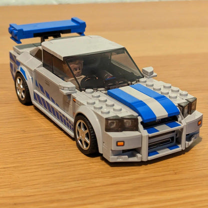LEGO® Speed Champions Nissan Skyline GT-R (R34) - Mô hình lắp ráp xe đua Fast & Furious - LEGO 76917