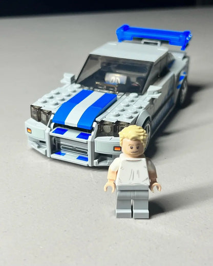 LEGO® Speed Champions Nissan Skyline GT-R (R34) - Mô hình lắp ráp xe đua Fast & Furious - LEGO 76917 LEGO - ảnh 1 - Building 