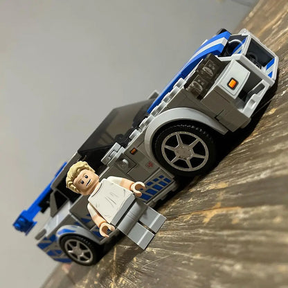 LEGO® Speed Champions Nissan Skyline GT-R (R34) - Mô hình lắp ráp xe đua Fast & Furious - LEGO 76917 LEGO - ảnh 4 - Building 