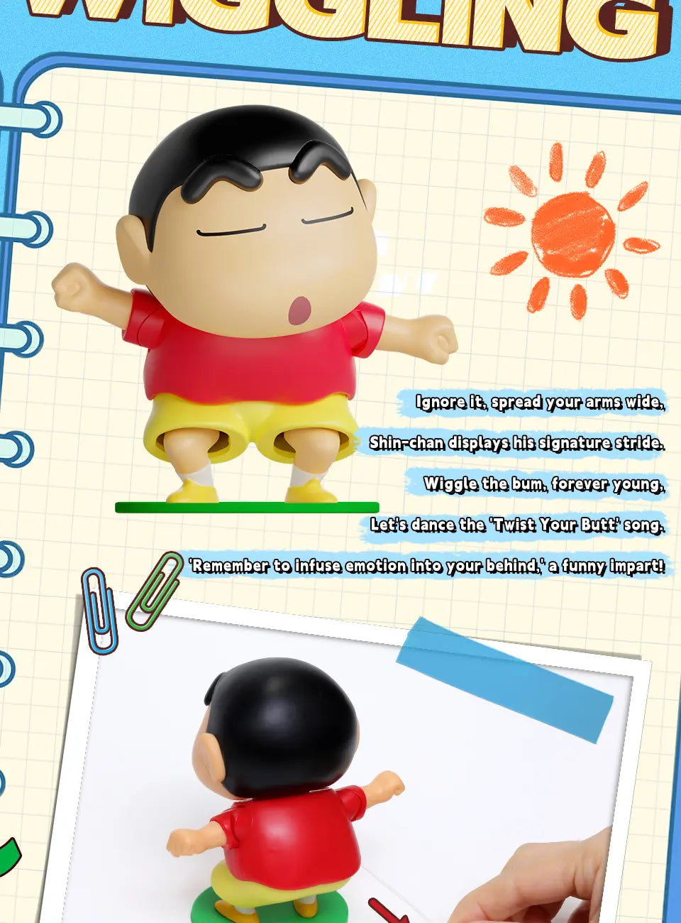 CRAYON SHINCHAN DYNAMIC SHIN-LIFE - Mô hình Blind Box Shin Cậu Bé Bút Chì - 52TOYS