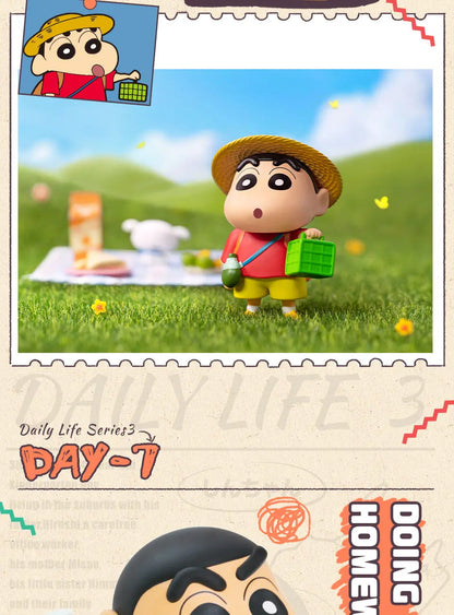 CRAYON SHIN-CHAN DAILY 3RD - Mô hình Blind Box bông (Plush) - 52TOYS