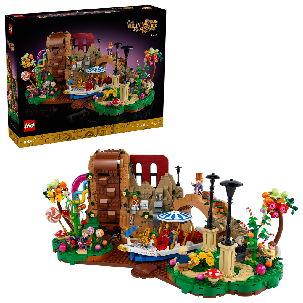 LEGO® Ideas Willy Wonka & the Chocolate Factory - Mô hình Nhà Máy Sô-cô-la (21360)