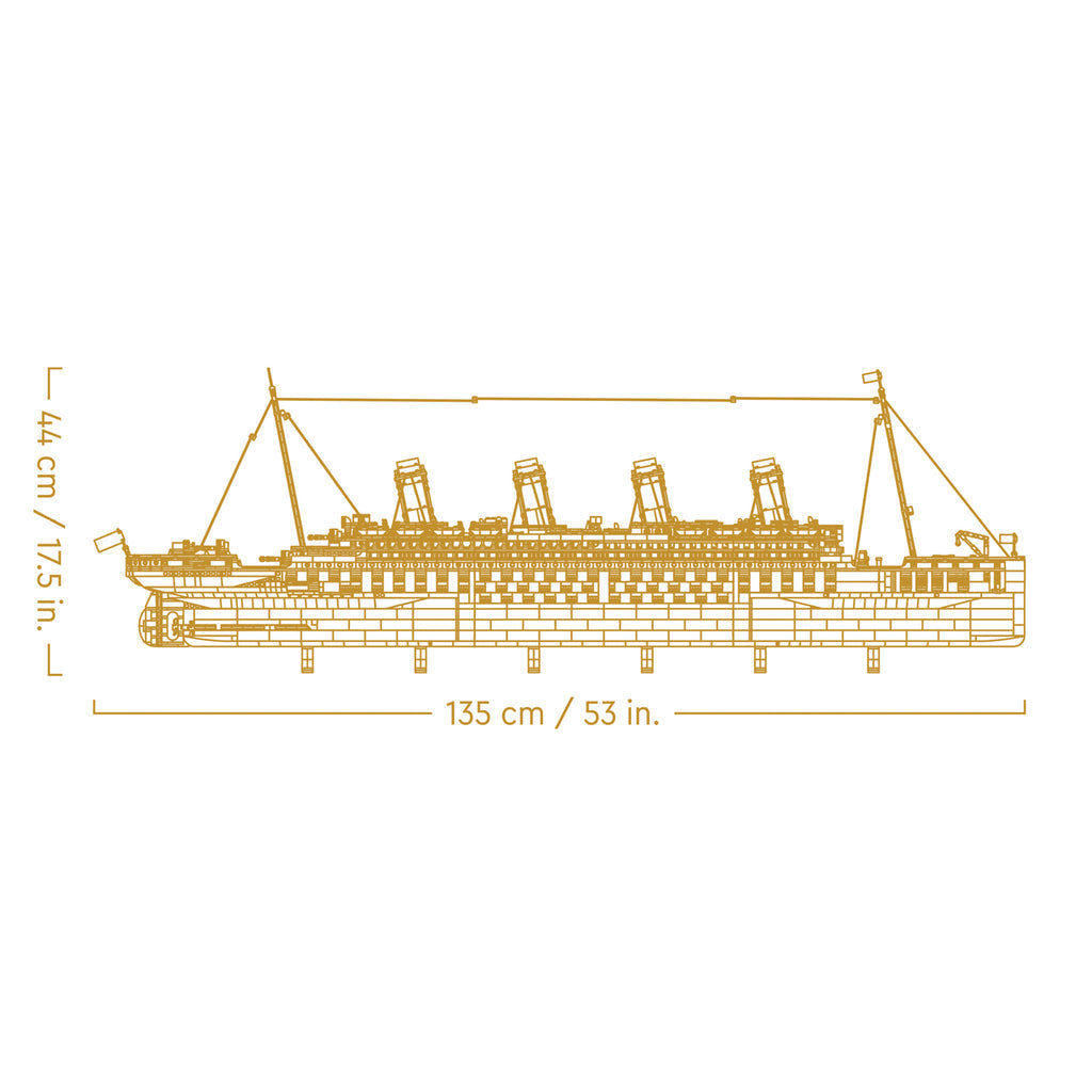 LEGO® Creator Expert Titanic - Mô hình Tàu Thủy Khổng Lồ 9090 Mảnh Ghép (10294)