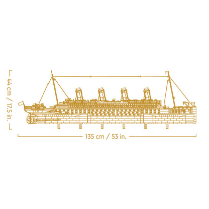 LEGO® Creator Expert Titanic - Mô hình Tàu Thủy Khổng Lồ 9090 Mảnh Ghép (10294)