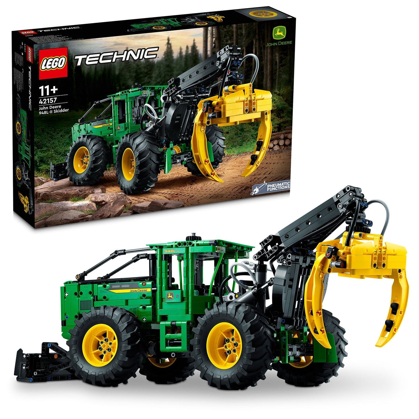 LEGO® Technic™ John Deere 948L-II Skidder - Mô Hình Xe Kéo Gỗ Kỹ Thuật LEGO 42157 LEGO - ảnh 7 - Lego