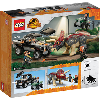 LEGO® Jurassic World Triceratops Pickup Truck Ambush - Bộ Lắp Ráp Xe Bán Tải Phục Kích Khủng Long - LEGO 76950 LEGO - ảnh 8 -