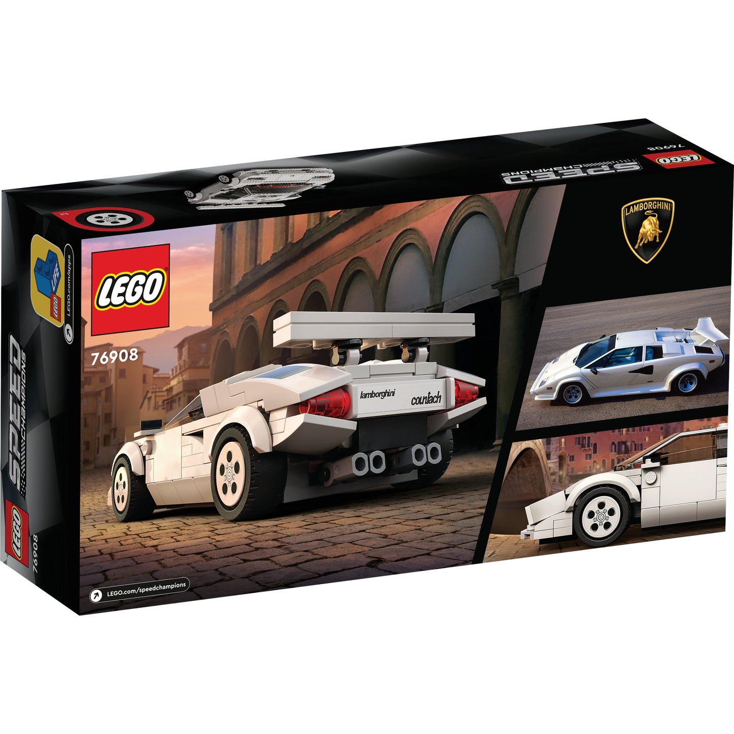LEGO® Speed Champions Lamborghini Countach - Đồ Chơi Lắp Ráp Siêu Xe Thể Thao 76908