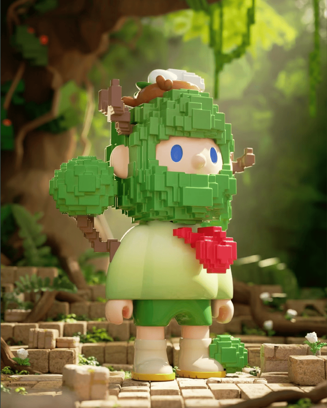 Farmer Bob - Next Generation Pixel Universe Blind Box Series | Mô Hình Art Toy Finding Unicorn