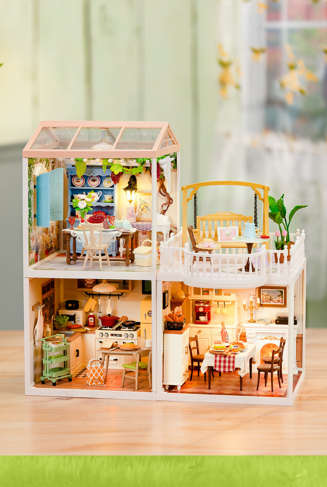 Rolife Midsummer Dream Yard DIY Miniature House DW025 - Mô hình nhà búp bê lắp ráp - Rolife DW025
