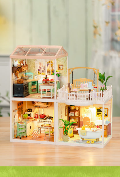 Rolife Farmhouse Kitchen DIY Miniature House DW024 - Mô Hình Nhà Bếp Đồng Quê Tự Làm - Rolife Super Creator
