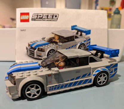 LEGO® Speed Champions Nissan Skyline GT-R (R34) - Mô hình lắp ráp xe đua Fast & Furious - LEGO 76917