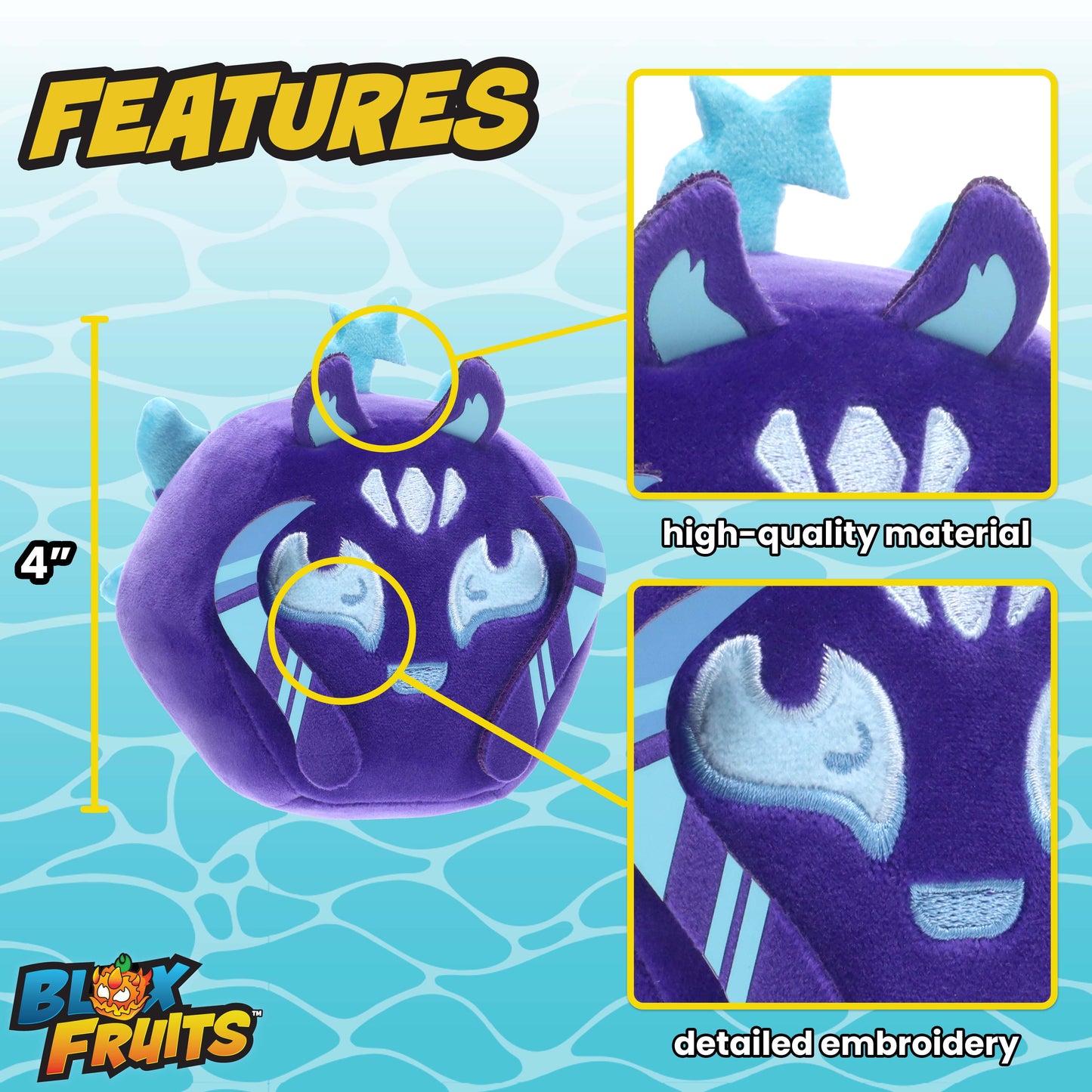 BLOX FRUITS - Collectible Mystery Plush 2-Pack (4" Tall, Series 2) - Bộ 2 Thú Bông Bí Ẩn Sưu Tầm PhatMojo - Hình ảnh bổ sung 6