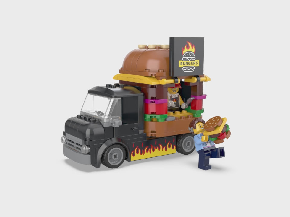LEGO® City Burger Van - Xe Bán Burger Đồ Chơi Lắp Ráp - LEGO 60404 LEGO - ảnh 5 - LEGO