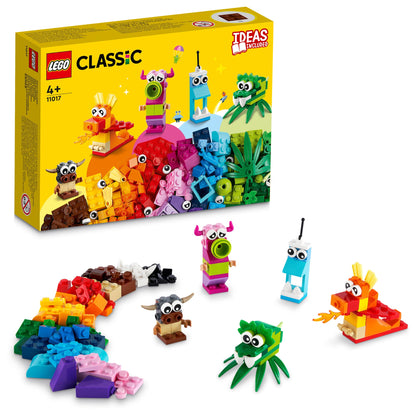 LEGO® Classic Creative Monsters - Đồ chơi lắp ráp Quái vật Sáng tạo 140 mảnh - LEGO 11017