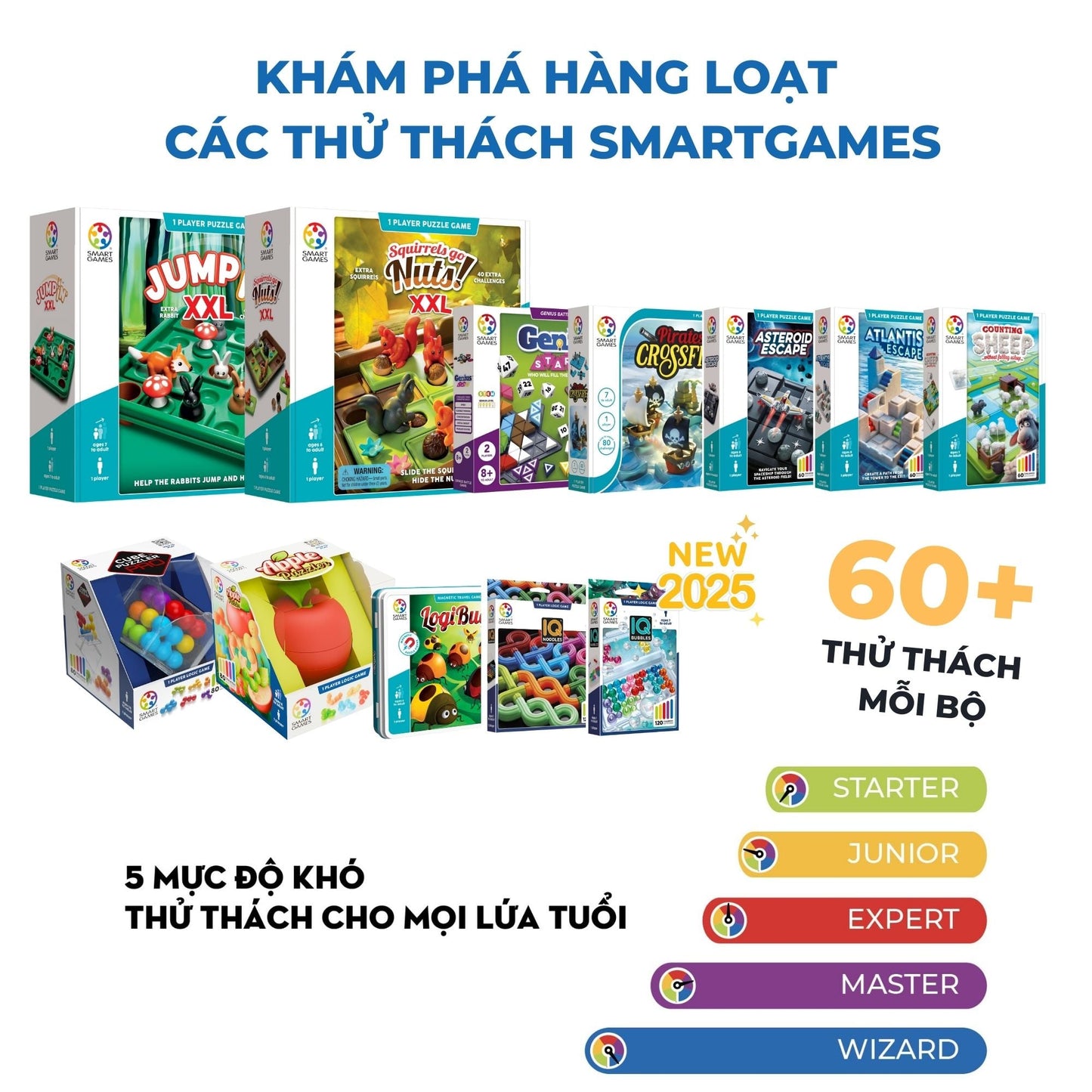 Đồ chơi trí tuệ Smartgames thử thách IQ Deluxe - Circle