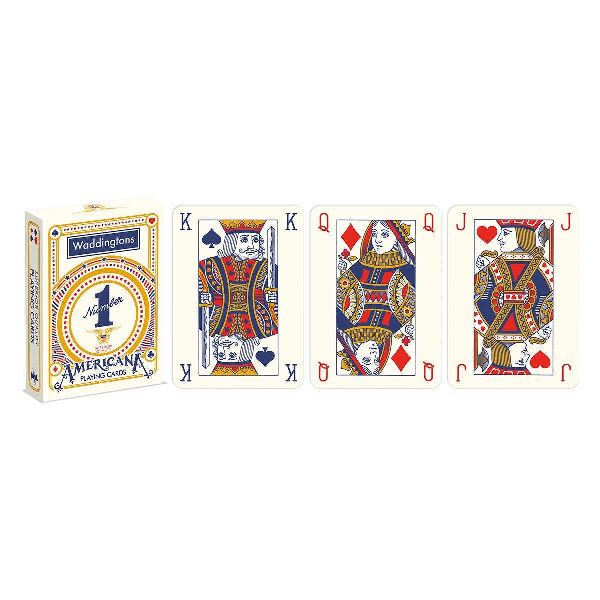 Americana Waddingtons Number 1 Playing Cards - Bộ Bài Tây Phong Cách Mỹ Cao Cấp - Waddingtons - Hình ảnh bổ sung 5