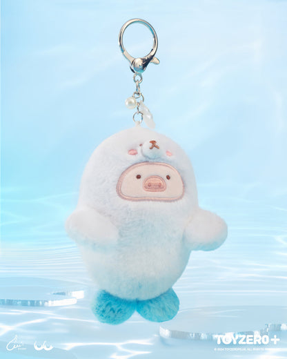 LuLu the Piggy Ocean - Baby Seal Lu Plush Keychain - Móc Khóa Gấu Bông Heo LuLu - ToyZero+ - Hình ảnh chi tiết 2