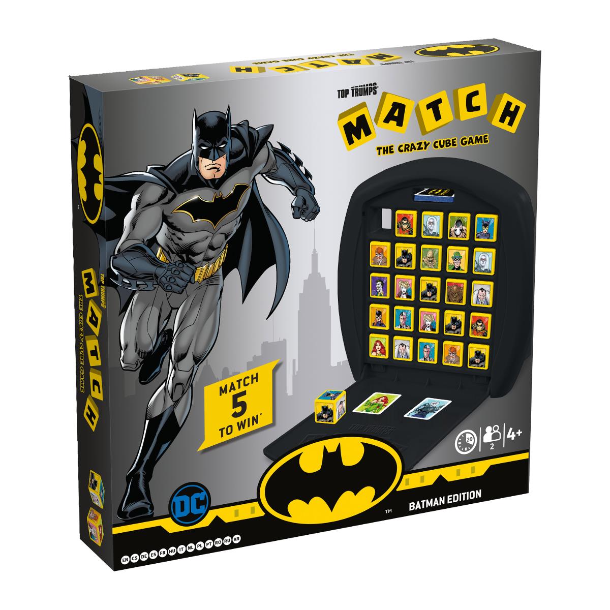 Batman Top Trumps Match Board Game - Trò Chơi Nối 5 Hình Siêu Anh Hùng - Winning Moves - Hình ảnh sản phẩm