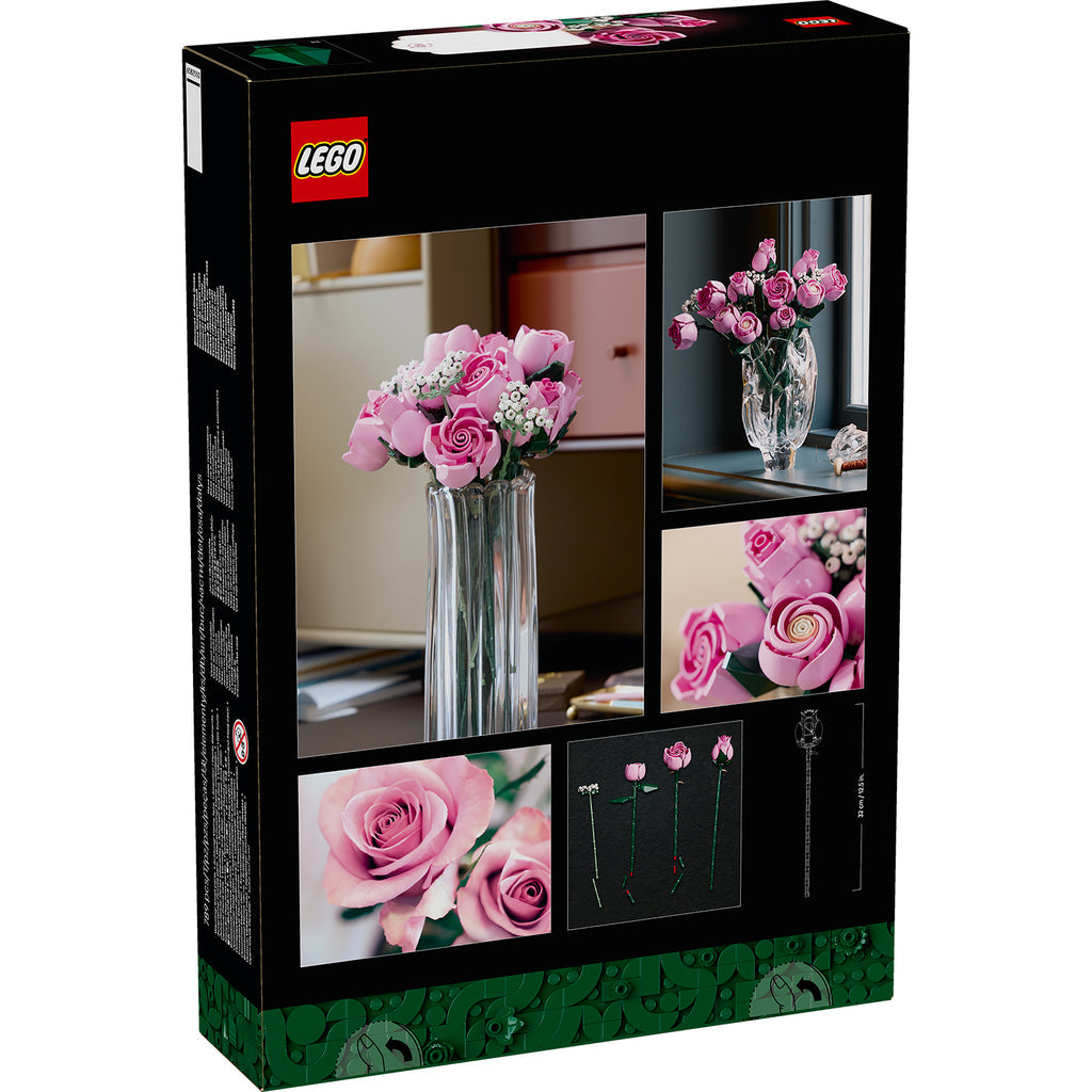 LEGO® Botanicals Bouquet of Pink Roses - Bộ Lắp Ráp Hoa Hồng Màu Hồng 10374 - LEGO LEGO - ảnh 4 - LEGO