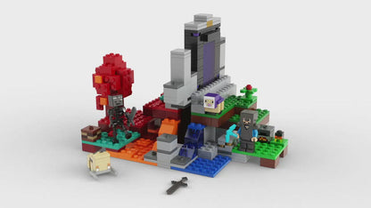 LEGO® Minecraft® The Ruined Portal - Đồ chơi lắp ráp Cổng Thành Đổ Nát - LEGO 21172 - Hình ảnh chi tiết 2
