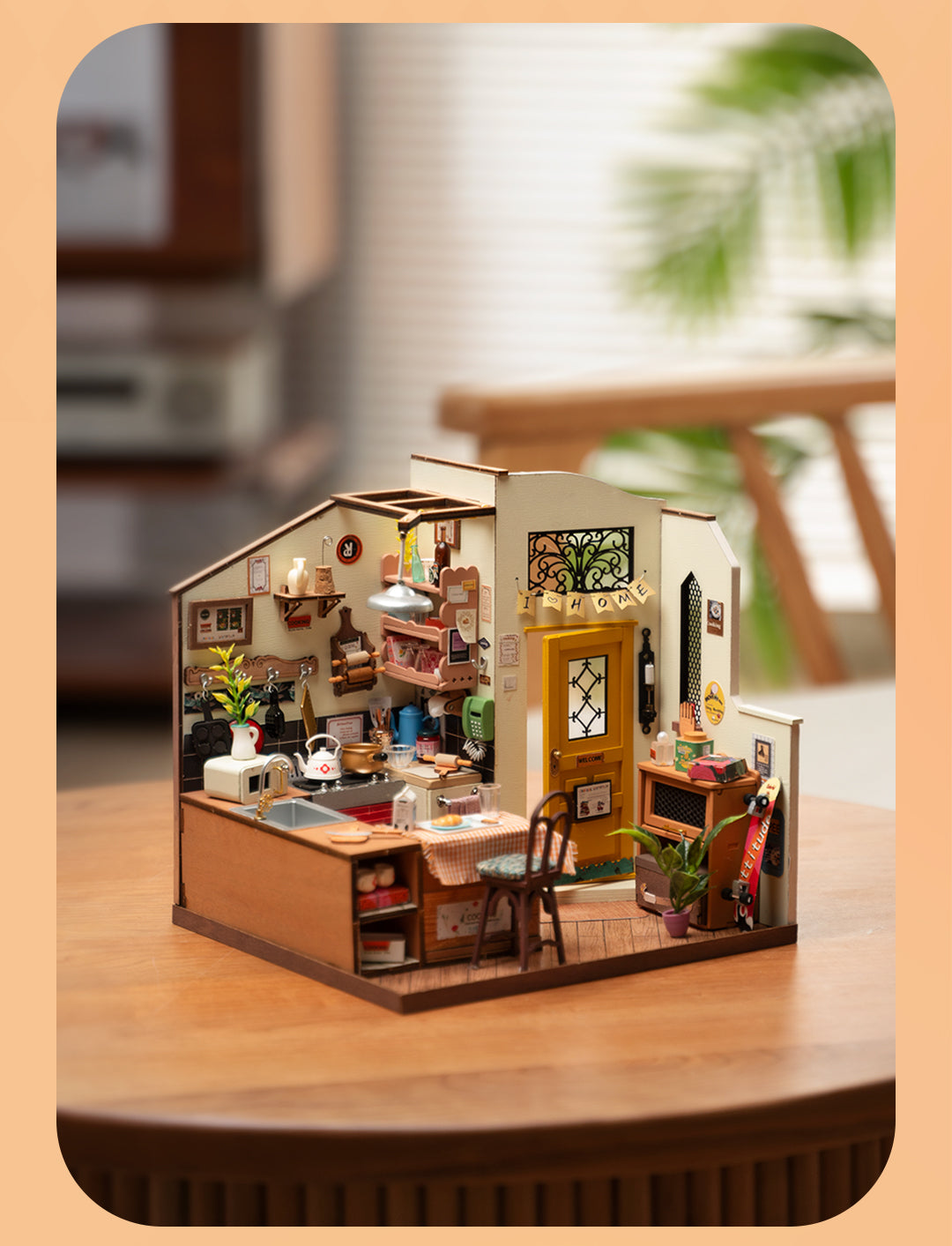Rolife DIY Miniature House - Cozy Kitchen DG159 - Mô hình nhà gỗ tí hon DIY - Rolife DG159