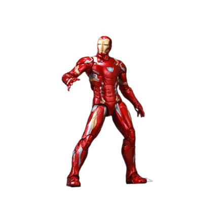Iron Man MK46 Combat Figure with Integrated Light Platform - Mô hình chiến đấu tích hợp bệ ánh sáng - ZD TOYS 1606-02