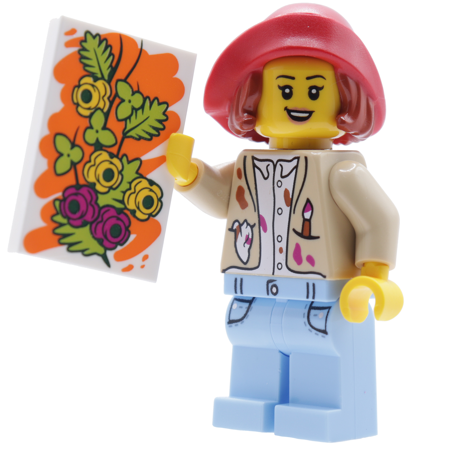 Minifigure Artistic Artist - Nhân Vật Họa Sĩ Sưu Tầm Chính Hãng LEGO #1675 - Hình ảnh sản phẩm