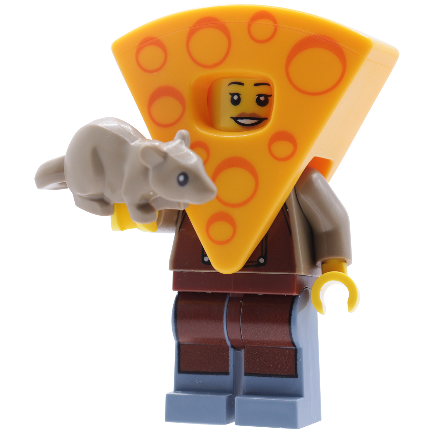 Minifigure Cheesehead - Phụ kiện Mũ Phô Mai cho LEGO Minifigure - LEGO 1676 - Hình ảnh chi tiết 2