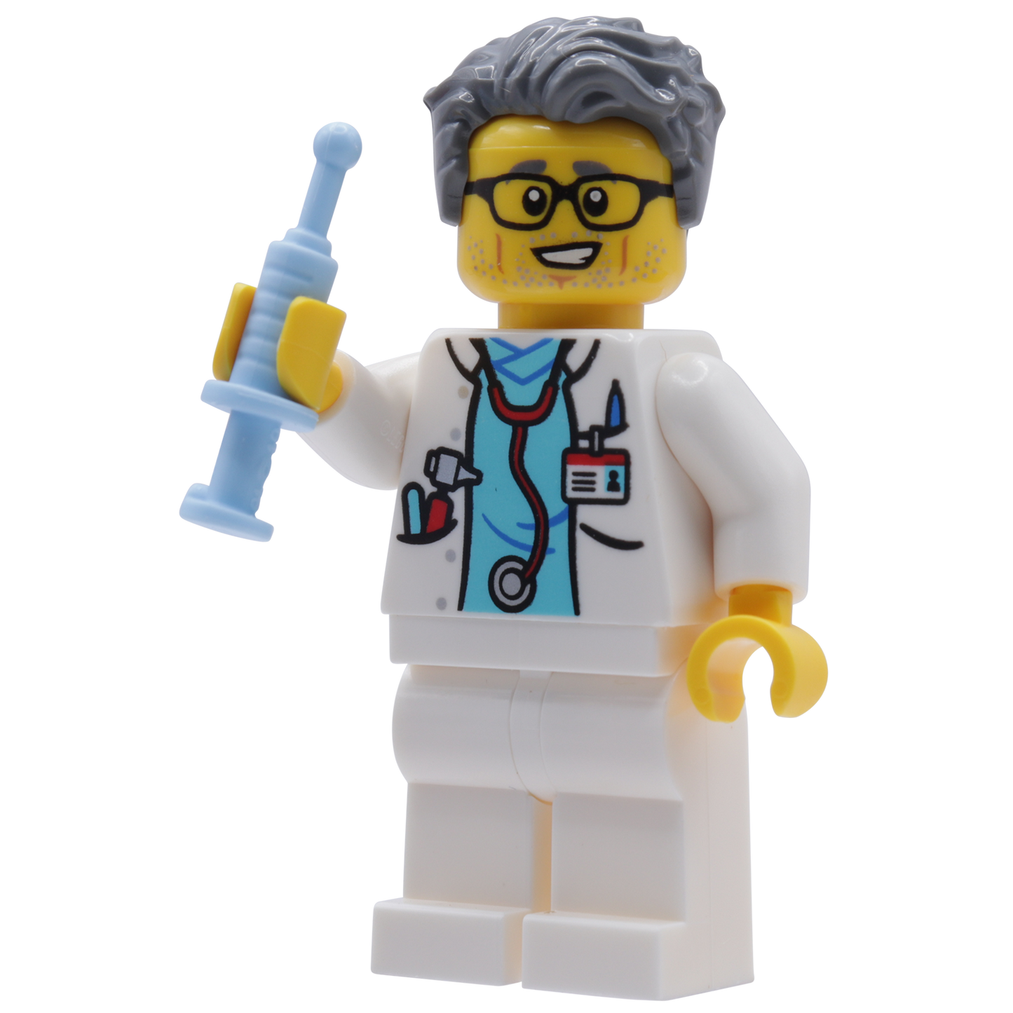 Minifigure Doctor in a white coat - Mô hình Bác sĩ áo trắng - LEGO - Hình ảnh sản phẩm
