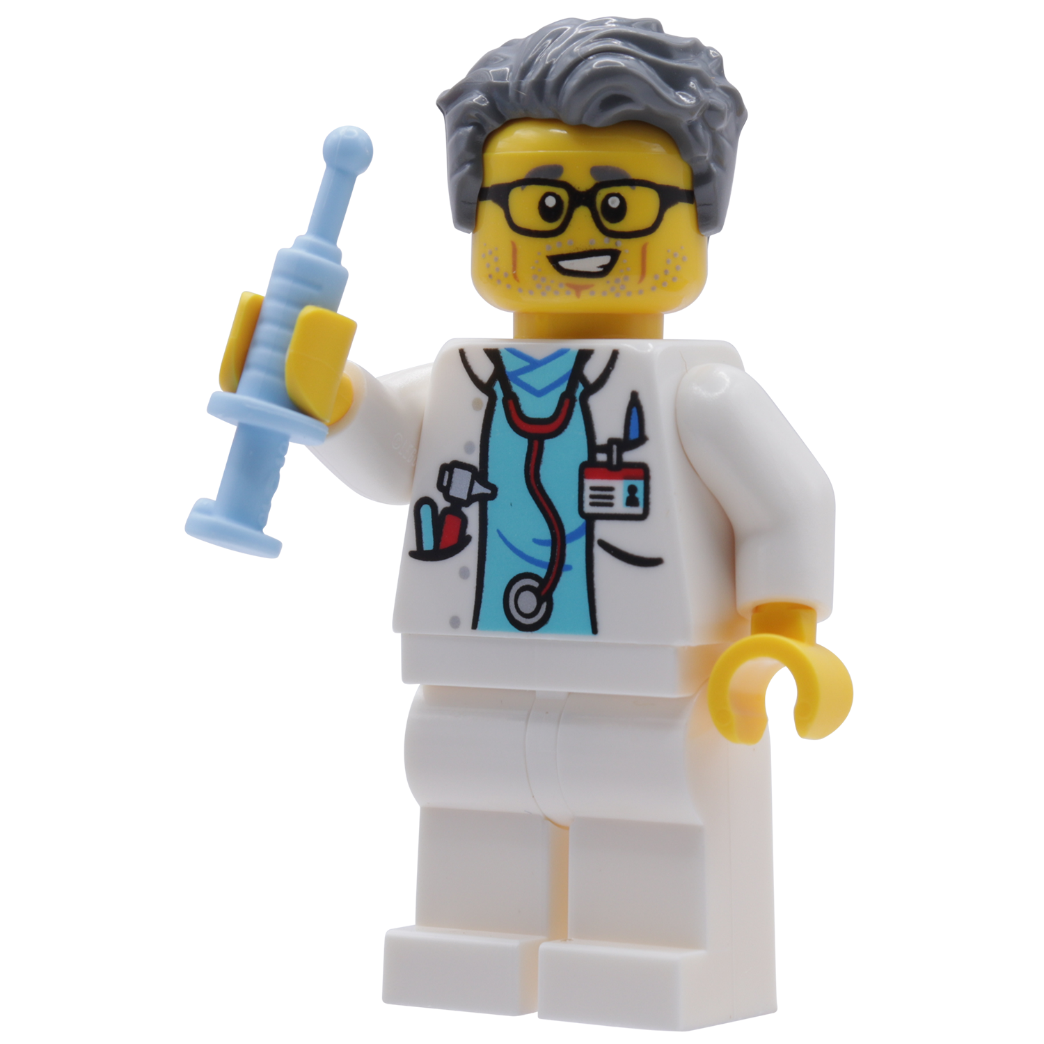 Minifigure Doctor in a white coat - Mô hình Bác sĩ áo trắng - LEGO - Hình ảnh sản phẩm