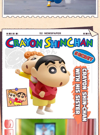 CRAYON SHIN-CHAN DAILY 3RD - Mô hình Blind Box bông (Plush) - 52TOYS