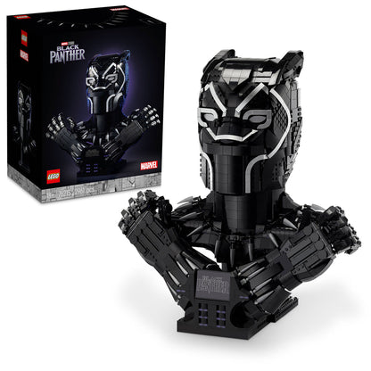 LEGO® Marvel Black Panther Bust - Mô Hình Lắp Ráp Vua T’Challa - LEGO 76215