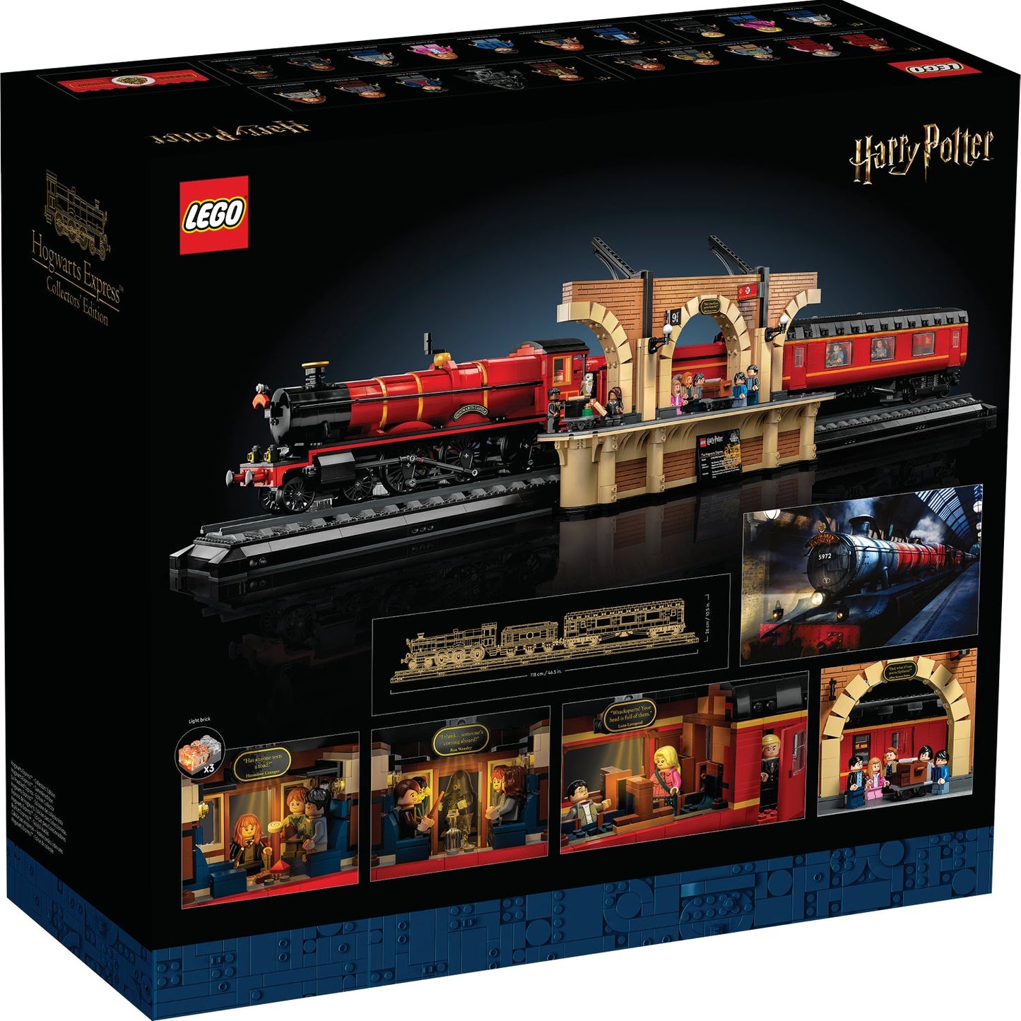 LEGO® Harry Potter™ Hogwarts Express™ – Collectors' Edition - Mô Hình Xe Lửa Hơi Nước Bản Sưu Tầm - LEGO 76405